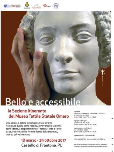 Bello e accessibile Arte multisensoriale al Castello di Frontone