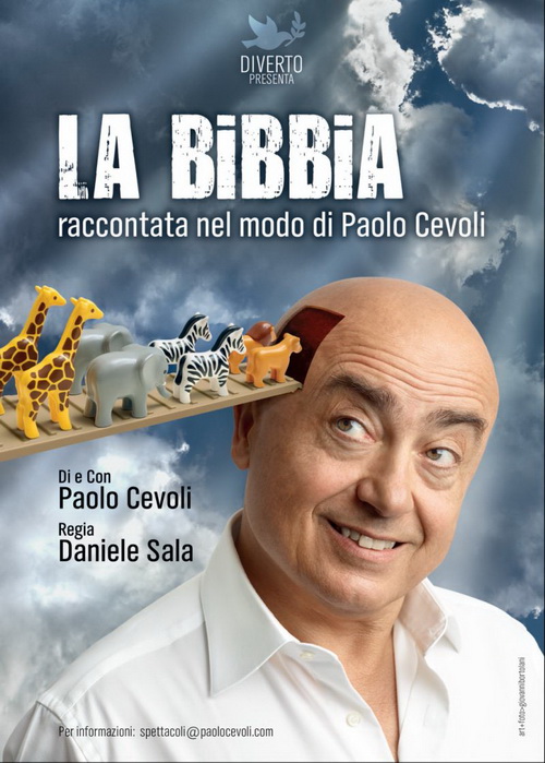 Paolo Cevoli manifesto La Bibbia 