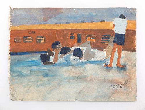 A. Boghiguian, Indian Trains (Treni indiani), 1984 – 1985