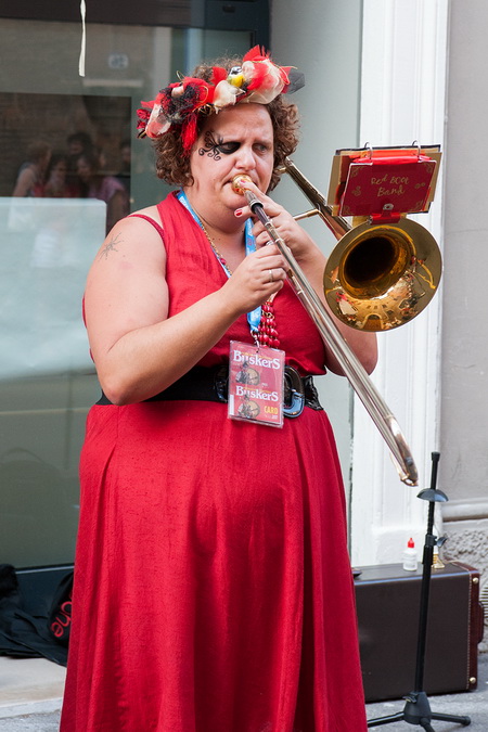 Ferrara Buskers Festival The red boot band Foto di Matteo Cattabriga