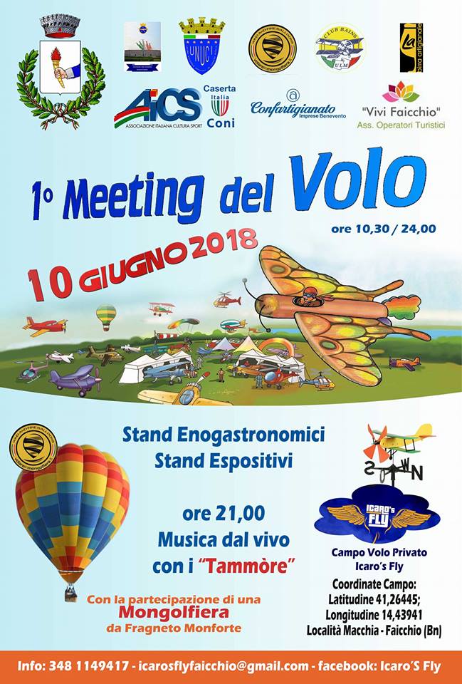 locandina 1 Meeting del Volo Faicchio