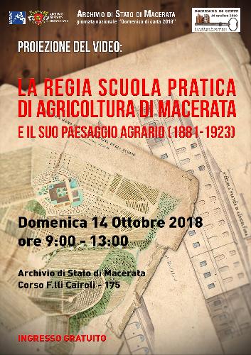 La Regia Scuola Pratica di Agricoltura di Macerata e il suo paesaggio agrario 1881 1923