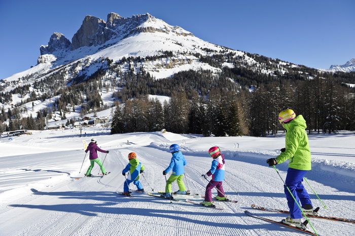 Val dEga Bambini sulla neve 