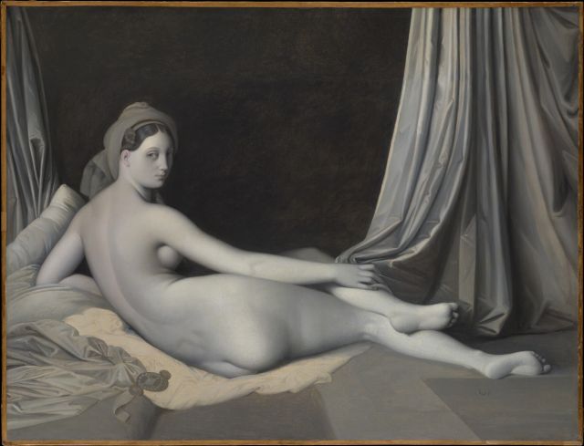 Jean-Auguste- Dominique Ingres Grande odalisque (version en grisaille)