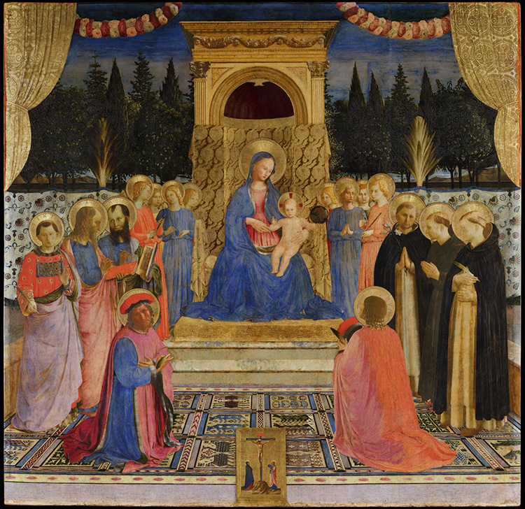 Beato Angelico Pala di San Marco dopo il restauro