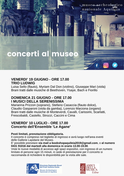 Locandina Concerti al Museo