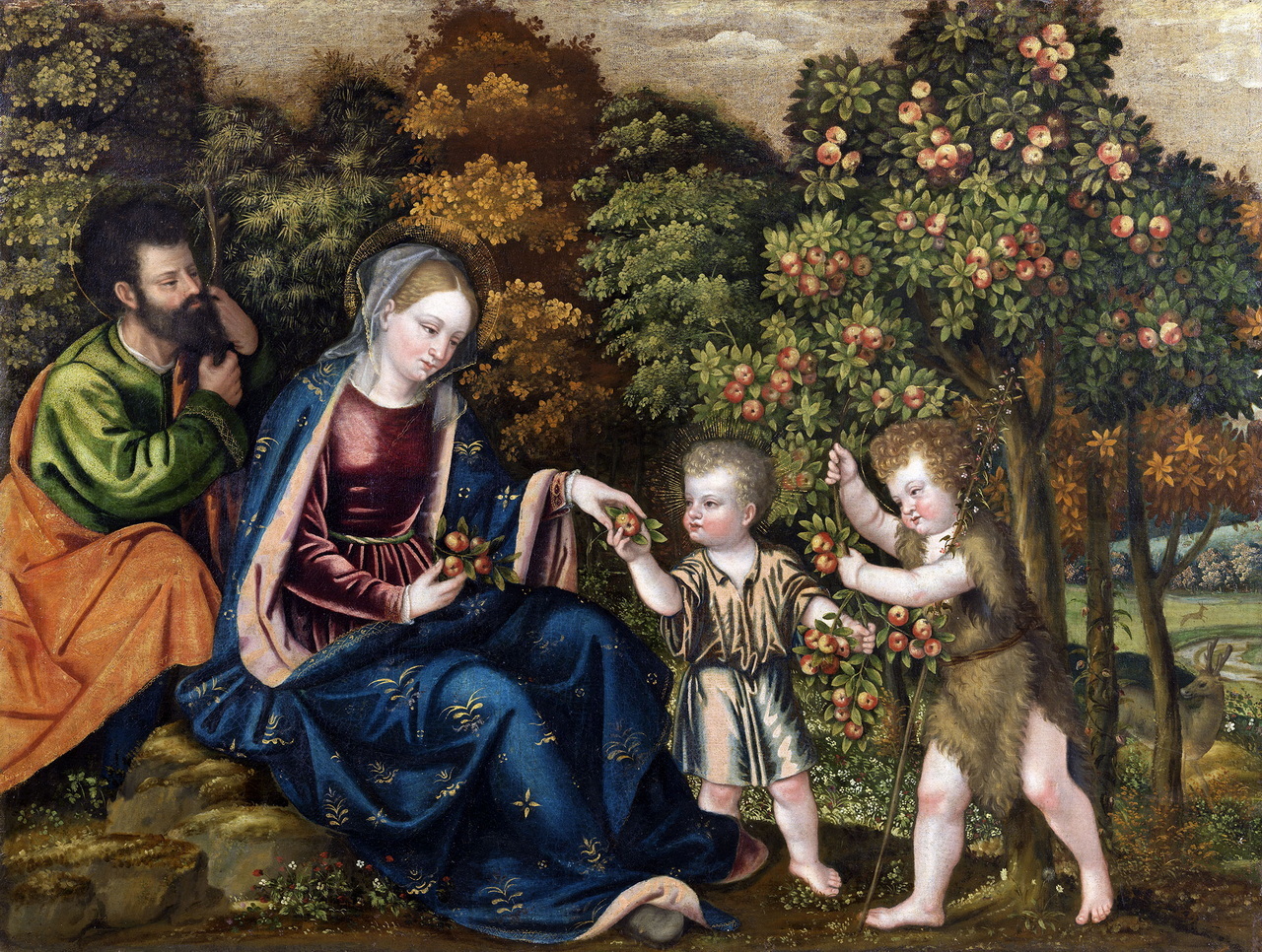 Agostino Galeazzi Sacra Famiglia con san Giovannino