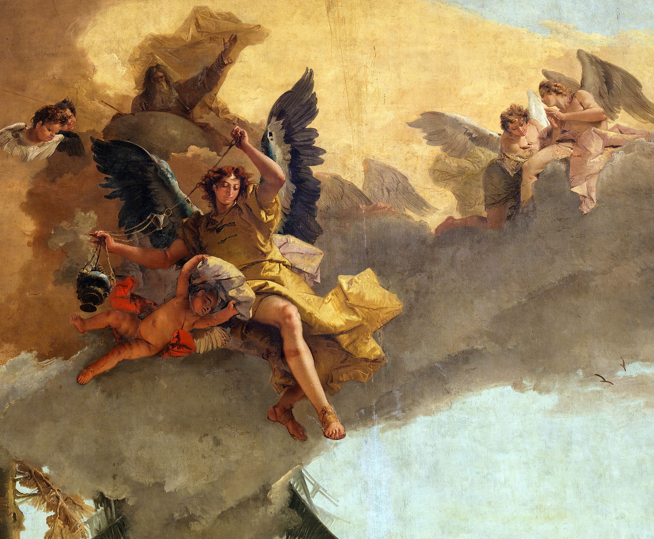 Giambattista Tiepolo Sacrificio di Melchisedec dettaglio 1745 circa foto Virginio Gilberti Verolanuova 3