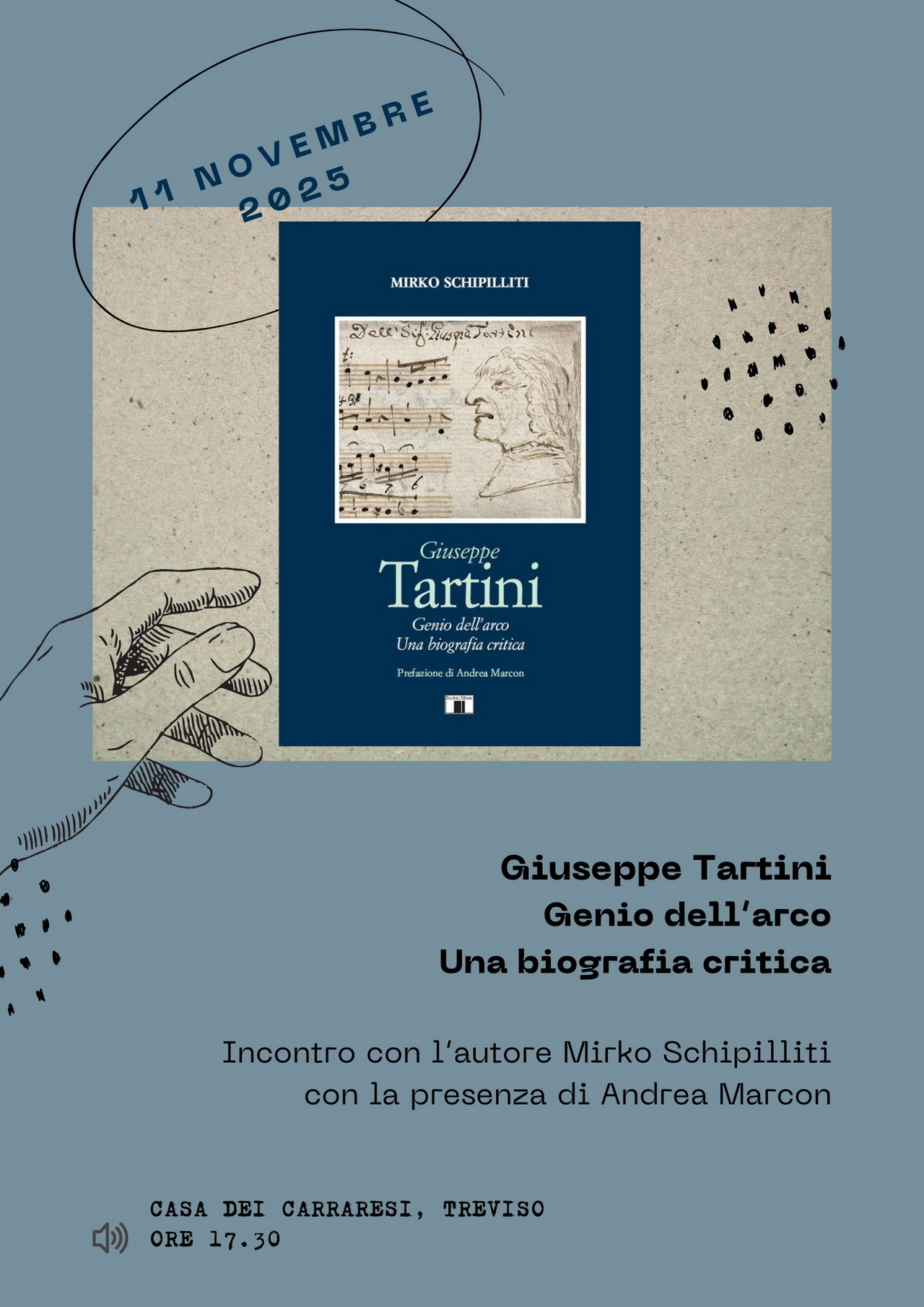 Mirko Schipilliti Giuseppe Tartini Genio dellarco Una biografia critica Prefazione di Andrea Marcon Zecchini Editore