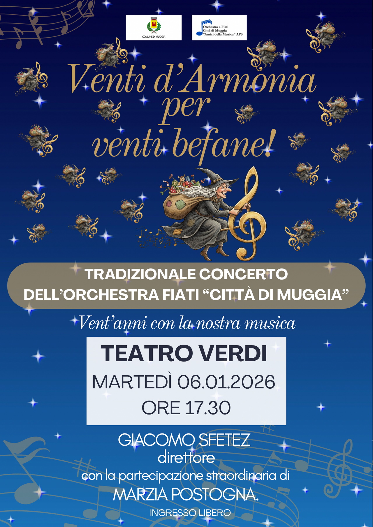 Volantino concerto befana