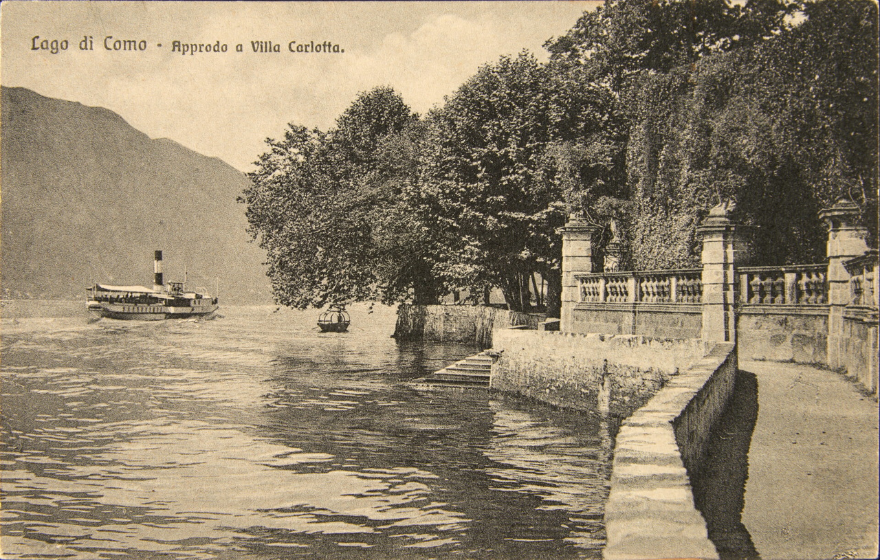 Brunner C. Approdo di Villa Carlotta 1910 circa 1920x1223