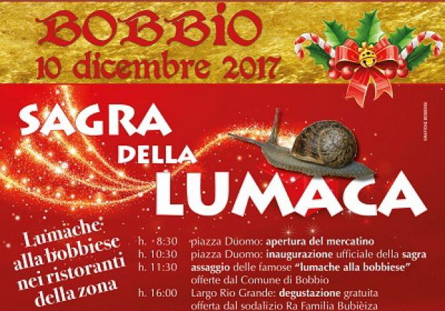 Bobbio, 28° Sagra della Lumaca &amp; Mercatino di Natale
