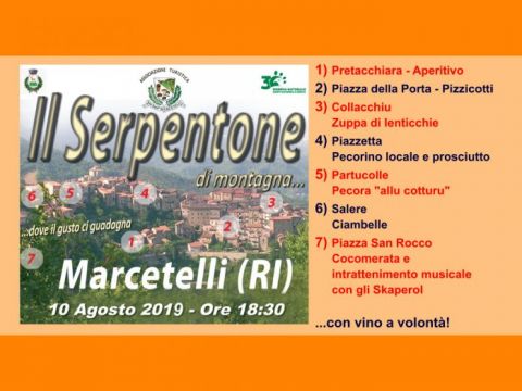 Marcetelli, Il Serpentone di Montagna