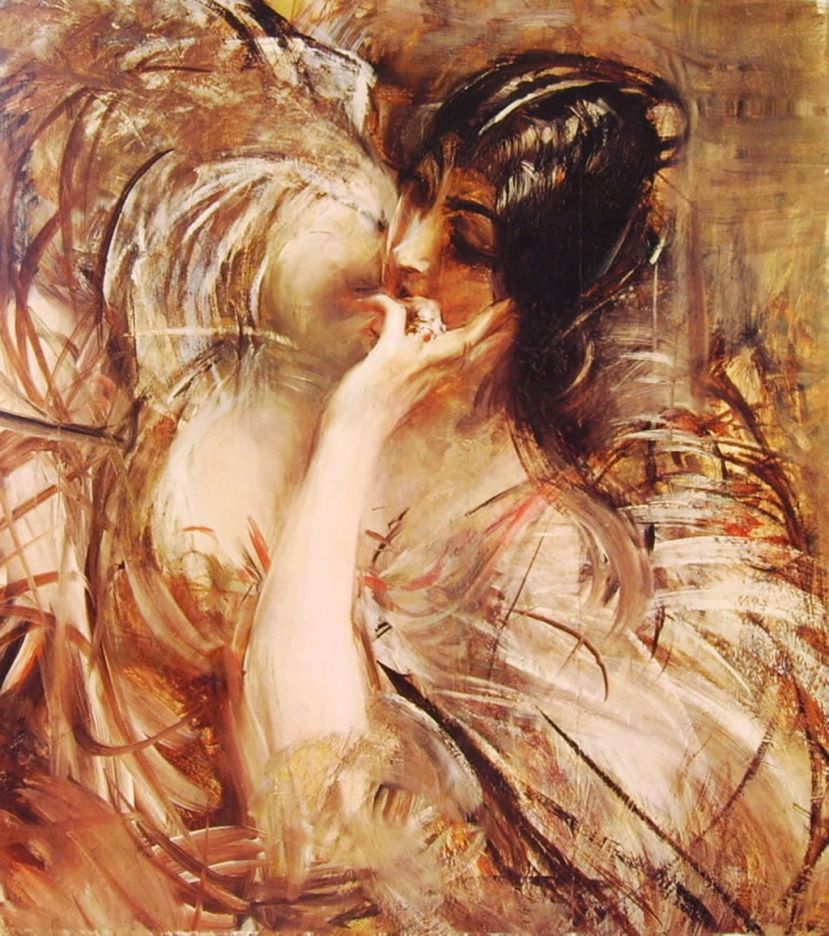 Giovanni Boldini La camicetta di voile, 1906 c. Olio su tela, 72x63,5 cm Collezione Sacerdoti Ferrario