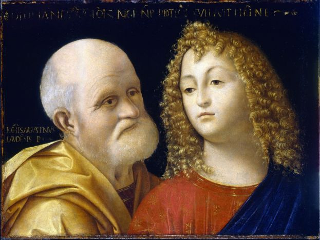 Giovanni Agostino da Lodi, Doppio ritratto (?), Milano, Pinacoteca di Brera