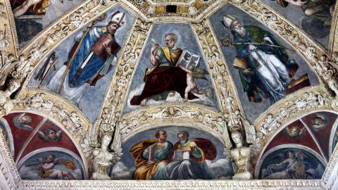 Milano, Cappella di Sant’Aquilinoin San Lorenzo Maggiore, Volta della cappella, foto Maurizio Montagna