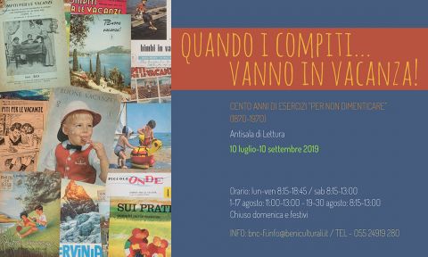 Quando i compiti... vanno in vacanza: Cento anni di esercizi “Per non dimenticare” (1870-1970)