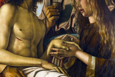 Giovanni Bellini (Venezia 1432 ca. - 1516), Compianto sul Cristo morto, 1473 -76
