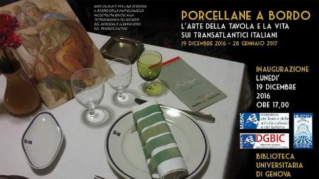 L’arte della tavola e la vita sui grandi transatlantici italiani