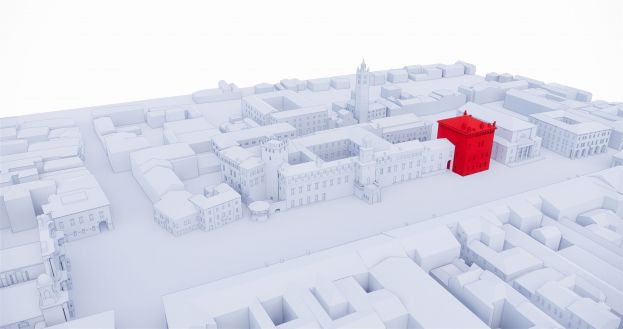 Carpi e il Torrione, modellazione in 3D