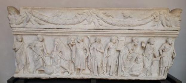 Le Muse nei sarcofagi del Forte Sangallo