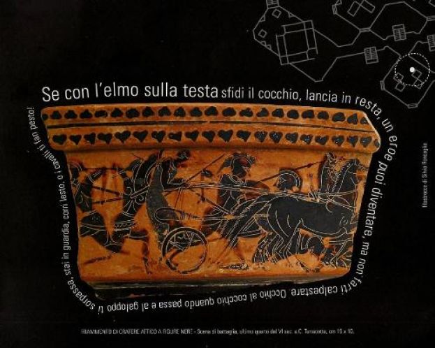 Frammento di cratere attico (ultimo quarto VI secolo a.C.)