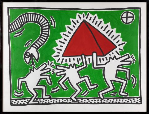 Keith Haring, Untitled (Egypt),