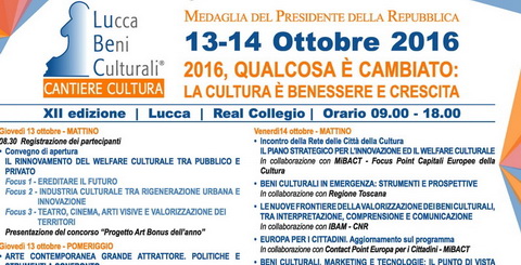 LuBeC 2016, Lucca 13 e 14 ottobre