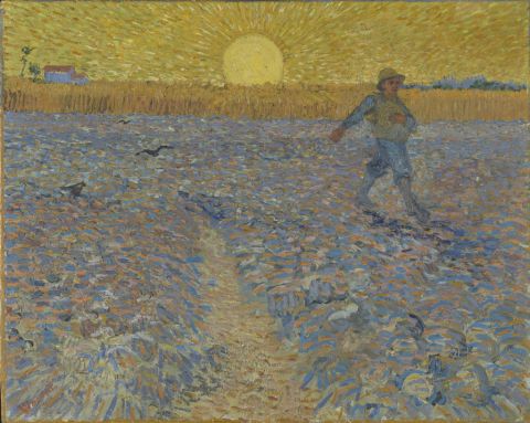 Vincent Van Gogh Il seminatore Giugno 1888 Olio su tela, 64,2x80,3 cm © Kröller-Müller Museum, Otterlo, The Netherlands