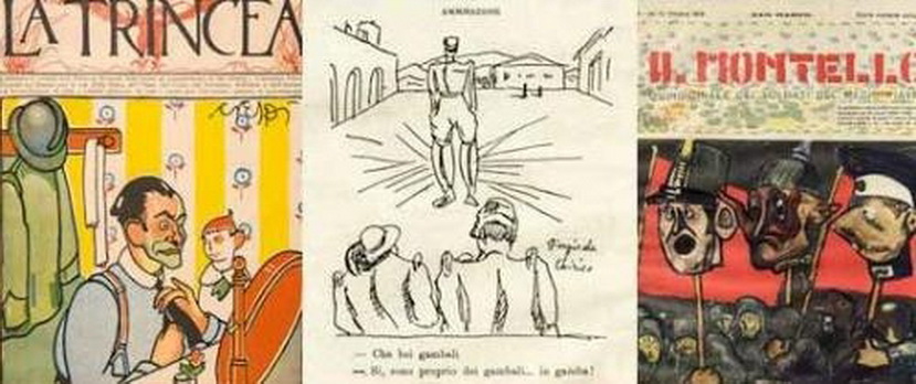 L&#039;offensiva di carta - La Grande Guerra illustrata, dalla collezione Luxardo al fumetto contemporaneo