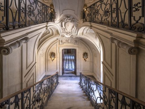 Palazzo Reale, Scala delle forbici, foto Musei Reali di Torino