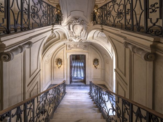 Palazzo Reale, Scala delle forbici, foto Musei Reali di Torino
