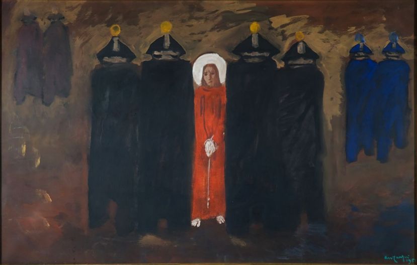 Aldo Carpi, L’arresto di Gesù, 1951