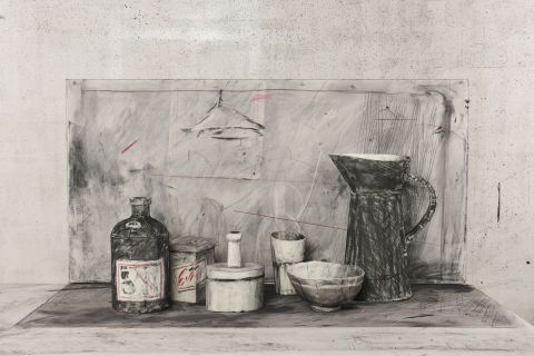 William Kentridge, REMEMBERING MORANDI, Courtesy Galleria Lia Rumma Milano Napoli