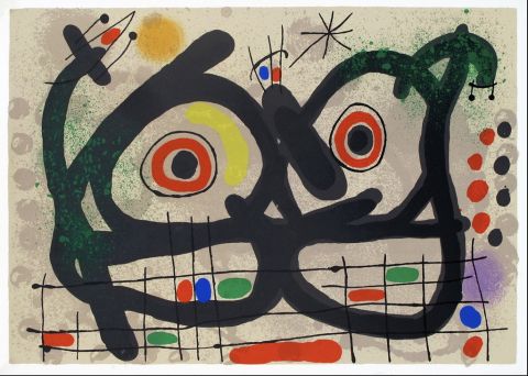 JOAN MIRÓ Le lézard aux plumes d'or 3