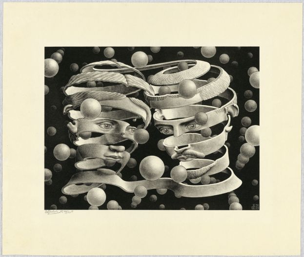 Maurits Cornelis Escher Vincolo d’unione, 1956