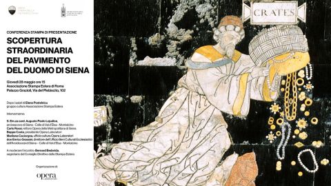 Pavimento del Duomo di Siena, scopertura 'Il Sommo Bene'