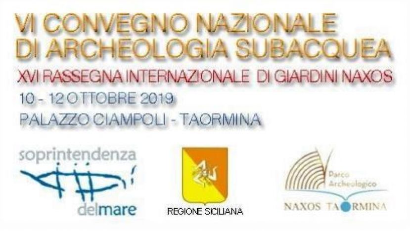 VI Convegno Nazionale di Archeologia Subacquea - Taormina 10-12 ottobre