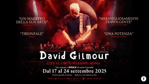 David Gilmour: al cinema "Live al Circo Massimo"